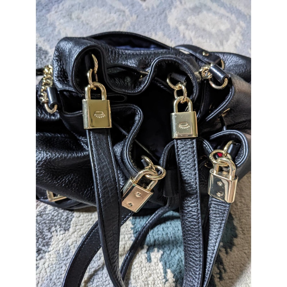 Juicy Couture Leather Drawstring Bucketpurse - image 4